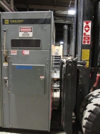 600 Amp, SQUARE D, No. HVL/FUSELOGIC, 15000 V., 2000, FUSED, INDOOR, 120V TRIP:1