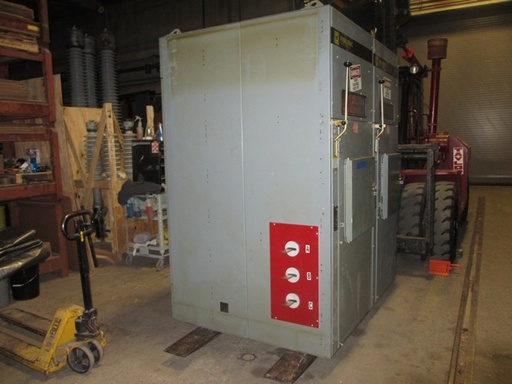 600 Amp, SQUARE D, No. HVL/FUSELOGIC, 15000 V., 2000, FUSED, INDOOR, 120V TRIP:1