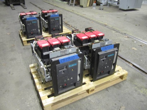 1600 Amp, GENERAL ELECTRIC, WPF-16, 480 V., E/O, D/O, 48 VDC, BELL ALARM, LSIG