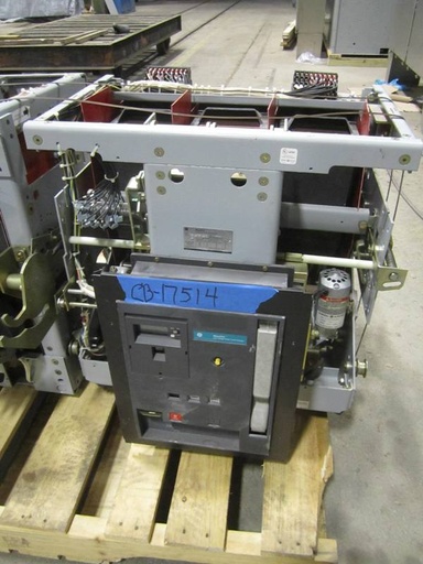 4000 Amp, GENERAL ELECTRIC, WPS-40, 480 V., E/O, D/O, 48 VDC, BELL ALARM, LSG