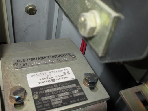 400 Amp, 4800 Volt, GENERAL ELECTRIC, CR193VB4AB3A412A, FUSED