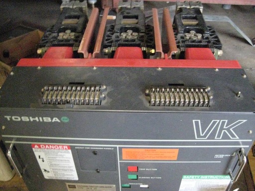 3000 Amp, TOSHIBA, VK-6Q50, 4760 V., 1988, 125 VDC CLOSE & TRIP, DRAW-OUT:1