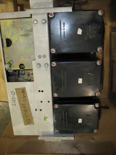 1200 Amp, ABB, HPA 12/1220CF, 12 KV, FIXED MOUNT, E/O, D/O, 125VDC MOT,CL,&TR