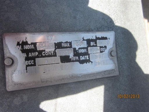 1200 Amp, SOUTHERN STATES, No. EV, 38000 V., 1994, 61 KA, HORIZ OR VT MOUNT