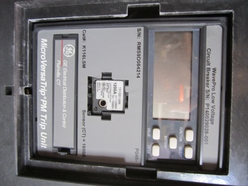 1600 Amp, GENERAL ELECTRIC, WPH-16, 635 V., MANUALLY OPERATED/DRAW-OUT:1