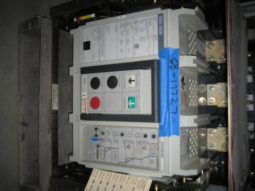 2000 Amp, SIEMENS, SBS2020, 480 V., ELECTRICALLY OPERATED, STATIONARY MNT, LSIG