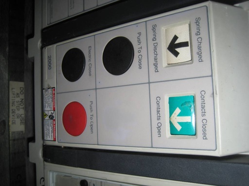 2000 Amp, SIEMENS, SBS2020, 480 V., ELECTRICALLY OPERATED, STATIONARY MNT, LSIG