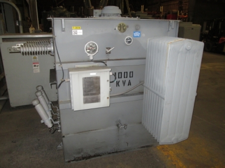 1000/1150 KVA, Pri 22800 D, Sec 480Y/277, 1994, SQUARE D, SUBSTATION, SILICONE:1