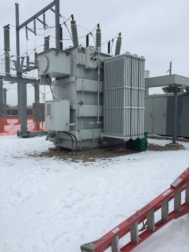15000/28000 KVA, Pri 115000 D, Sec 13800Y/7970, GENERAL ELECTRIC, LTC