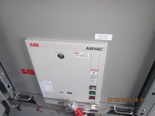 1200 Amp, ABB, AMVAC, 4160 V., 2009, ELECTRICALLY OPERATED, UNUSED:1