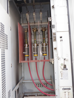 600 Amp, S&C, No. CDA-717332, 15500 V., 1990, OUTDOOR, FUSED:1