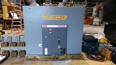 1200 Amp, ABB, ADVAC, 13.8 KV, 125 VDC CLOSE & TRIP, UNUSED:1