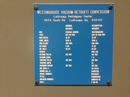1200 Amp, WESTINGHOUSE, DST-15-500VRF, 15 KV, 1997, 125 VDC CLOSE & TRIP:1