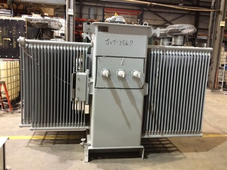 2500/3500 KVA, Pri 12470 D, Sec 480 D, ABB SUB., SILICONE, HV-AL, LV-CU