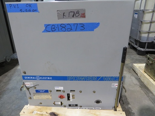 1200 Amp, GENRAL ELECTRIC, VB1-13.8-1000-1, 15 KV, ELECTRIC, 125VDC C&T: