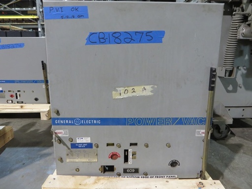 1200 Amp, GENRAL ELECTRIC, VB1-13.8-1000-1, 15 KV, ELECTRIC, 125VDC C&T: