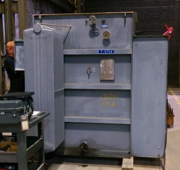 1200 KVA, Pri 13200 D, Sec 480Y/277, SQUARE D, HV-CU / LV-AL WINDINGS: