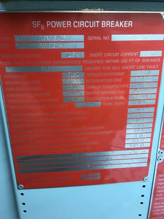 2000 Amp, ABB, 72PMI-31-20, 72 KV, 1999, 125 VDC CLOSE & TRIP, HMB-1.2S