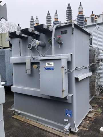 5000/7000 KVA, Pri 34400 D, Sec 12470Y/7200, ABB