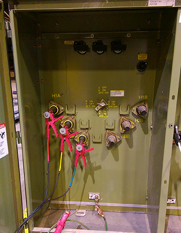 750 KVA, Pri 4160 D, Sec 208Y/120, ABB, DEAD FRONT, LOOP FEED, FUSED