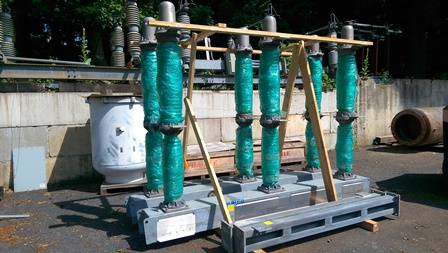 2000 Amp, ALSTOM, No. S1-72.5 F1-2520, 72500 V., SF6 CIRCUIT SWITCHER, 125 VDC