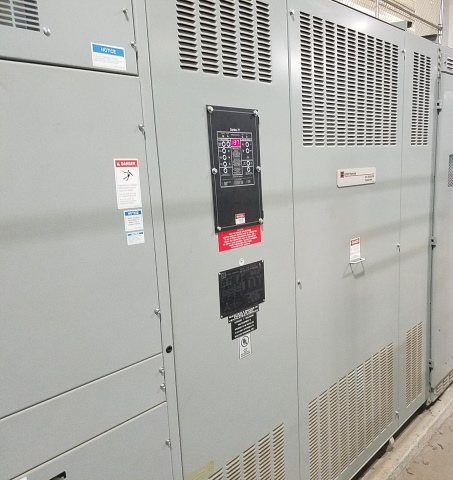 1000/1333 KVA, Pri 2400 D, Sec 208Y/120, CUTLER-HAMMER, ALUMINUM, INDOOR