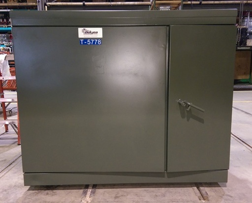 500 KVA, Pri 4160 D X 12470 D, Sec 208Y/120, WESTINGHOUSE, LIVE, RADIAL