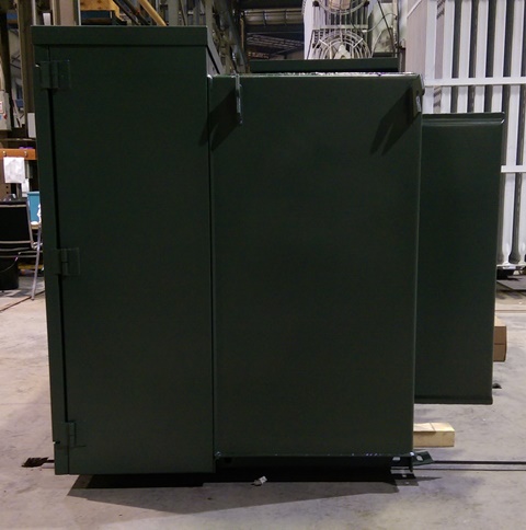 500 KVA, Pri 4160 D X 12470 D, Sec 208Y/120, WESTINGHOUSE, LIVE, RADIAL