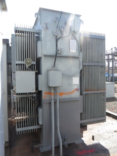 5000/5600 KVA, Pri 26400 D, Sec 4160Y/2400, SIEMENS-ALLIS, LV OIL SWITCH:1