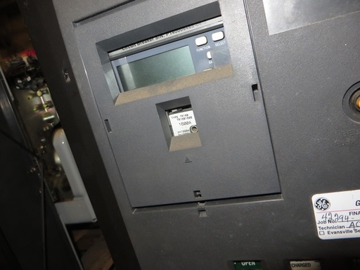 1600 Amp, GE, WAVEPRO, 480 V., MANUALLY OPERATED, DRAW-OUT