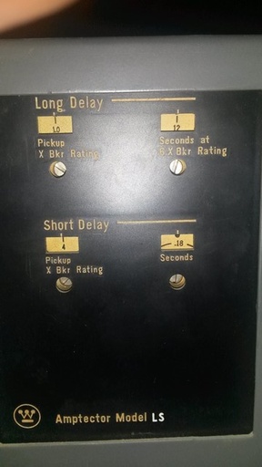 1600 Amp, WESTINGHOUSE, DS416, 480 V., M/O, D/O, 120 VAC SHUNT TRIP