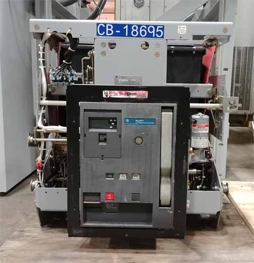 3200 Amp, GENERAL ELECTRIC, WPS-32, 480 V., 120 VAC CLOSE/125 VDC TRIP, D/O:1