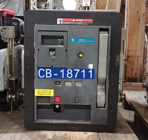 2000 Amp, GENERAL ELECTRIC, WPS-20, 480 V., 240 VAC CLOSE & TRIP, DRAW-OUT:1