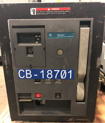 800 Amp, GENERAL ELECTRIC, WPS-08, 480 V. MANUALLY OPERATED, DRAW-OUT:1