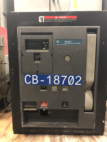 800 Amp, GENERAL ELECTRIC, WPS-08, 480 V. MANUALLY OPERATED, DRAW-OUT:1