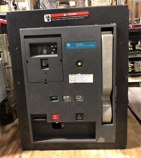 800 Amp, GENERAL ELECTRIC, WPX-08, 480 V. MANUALLY OPERATED, DRAW-OUT:1