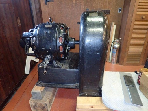 9 KW, PELTON HYDRO TURBINE W/ 110 VDC GENERATOR, 1000/650 RPM; -1