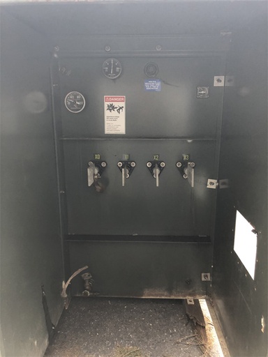 300 KVA, Pri 12470 D, Sec 208Y/120, 1992, SQUARE D, LIVE FRONT, RADIAL FEED:1