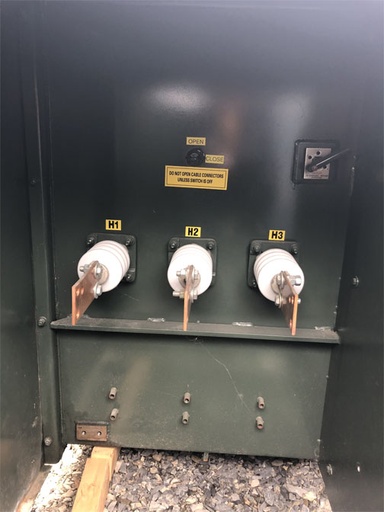 300 KVA, Pri 4160 D, Sec 208Y/120, GEC ALSTHOM, LIVE FRONT, RADIAL FEED, R-TEMP