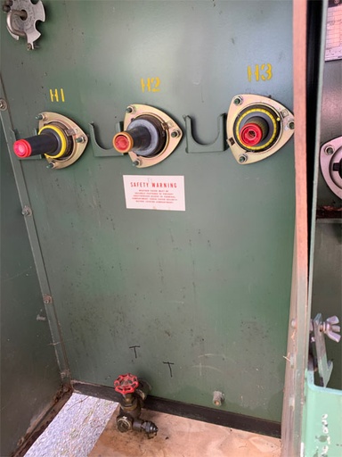 300 KVA, Pri 4160 D, Sec 208Y/120, WESTINGHOUSE, DEAD FRONT, RADIAL FEED:1