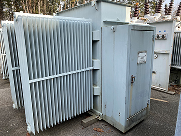 2500 KVA, Pri 12470 D, Sec 480Y/277, 2001, ALSTOM, SIDE X SIDE BUSHINGS:1