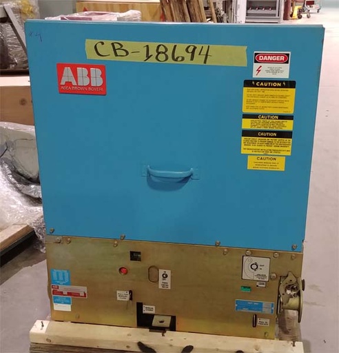 1200 Amp, ABB, 15VHK500, MODEL 20, 15 KV, 1990, 48 VDC, 115 VAC MOTOR:1