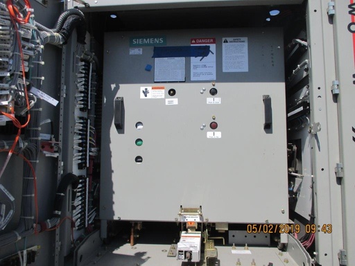 1200 Amp, SIEMENS, 05-GMSG-0063-1200-164, 4760 V., 2011, 125 VDC CL/TR/MOT