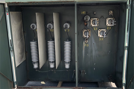 750 KVA, Pri 34500GRDY/19920, Sec 208Y/120, GENERAL ELECTRIC, LIVE/RADIAL:1