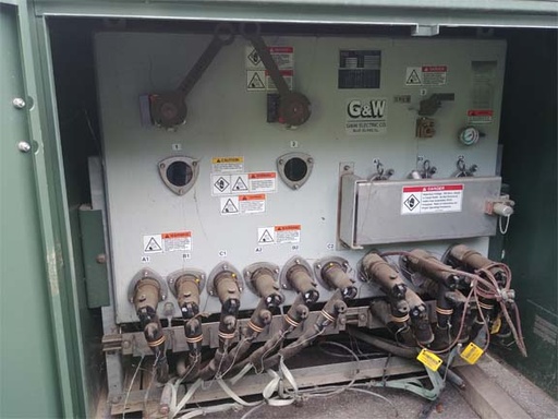 600 Amp, G & W, No. FPRAM33-376F-40PI, 15500 V., FUSED, 3-WAY GAS