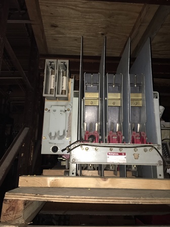 360 Amp, 5000 Volt, WESTINGHOUSE, LF50H430, CONTACTOR:1