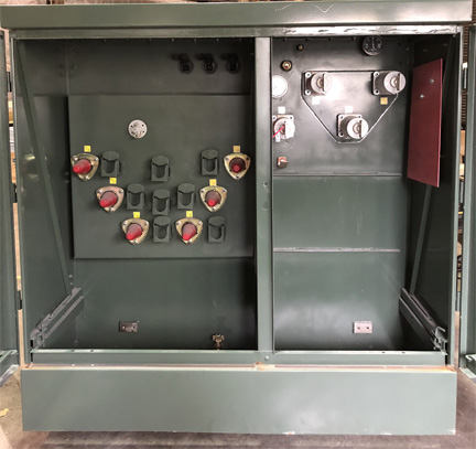 1500 KVA, Pri 13200 D, Sec 8320Y/4800, T&R DEAD FRONT, LOOP FEED, FUSED PADMOUNT