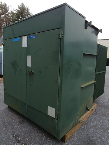 3750 KVA, Pri 13200Y/7620, Sec 480 D, SUNBELT, LIVE FRONT, RADIAL FEED