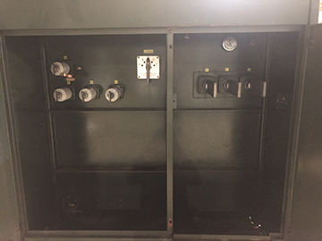3750 KVA, Pri 13200Y/7620, Sec 480 D, SUNBELT, LIVE FRONT, RADIAL FEED