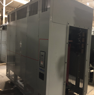 2500/3333 KVA, Pri 4160 D, Sec 480Y/277, 1997, GE, COPPER, CAST COIL, INDOOR:1